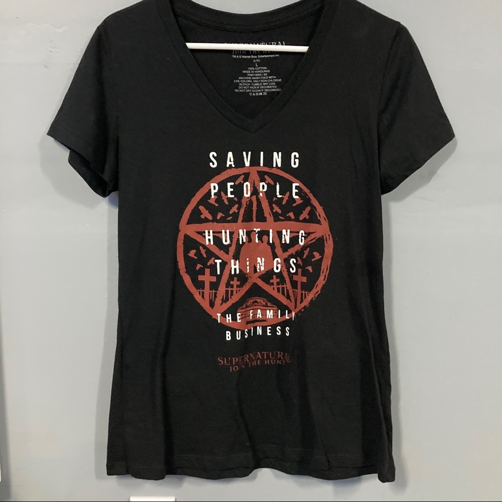 V Neck Supernatural Shirt